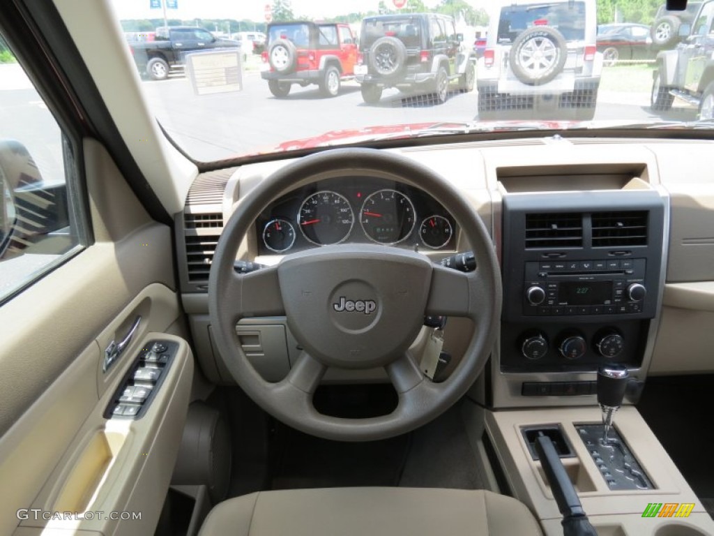 2009 Jeep Liberty Sport Light Pebble Beige Dashboard Photo #83639363