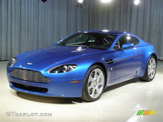 Vertigo Blue Aston Martin V8 Vantage