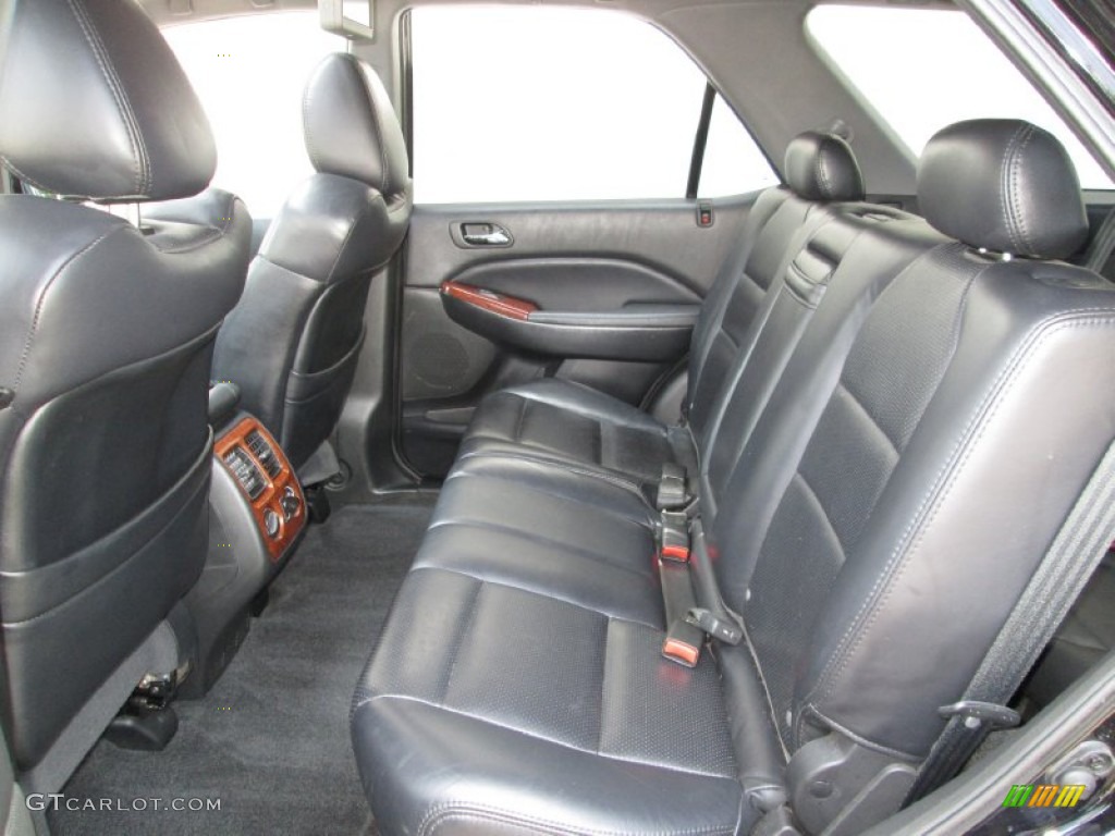 Ebony Interior 2003 Acura MDX Standard MDX Model Photo #83640139