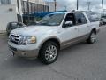 White Platinum Tri-Coat 2013 Ford Expedition EL King Ranch