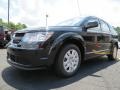 2013 Brilliant Black Crystal Pearl Dodge Journey American Value Package  photo #3