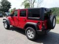 Flame Red - Wrangler Unlimited Sport S 4x4 Photo No. 8