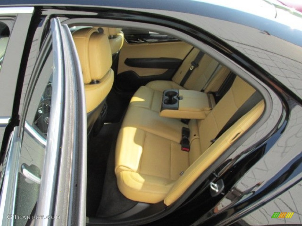 Caramel/Jet Black Accents Interior 2013 Cadillac ATS 3.6L Premium AWD Photo #83642758