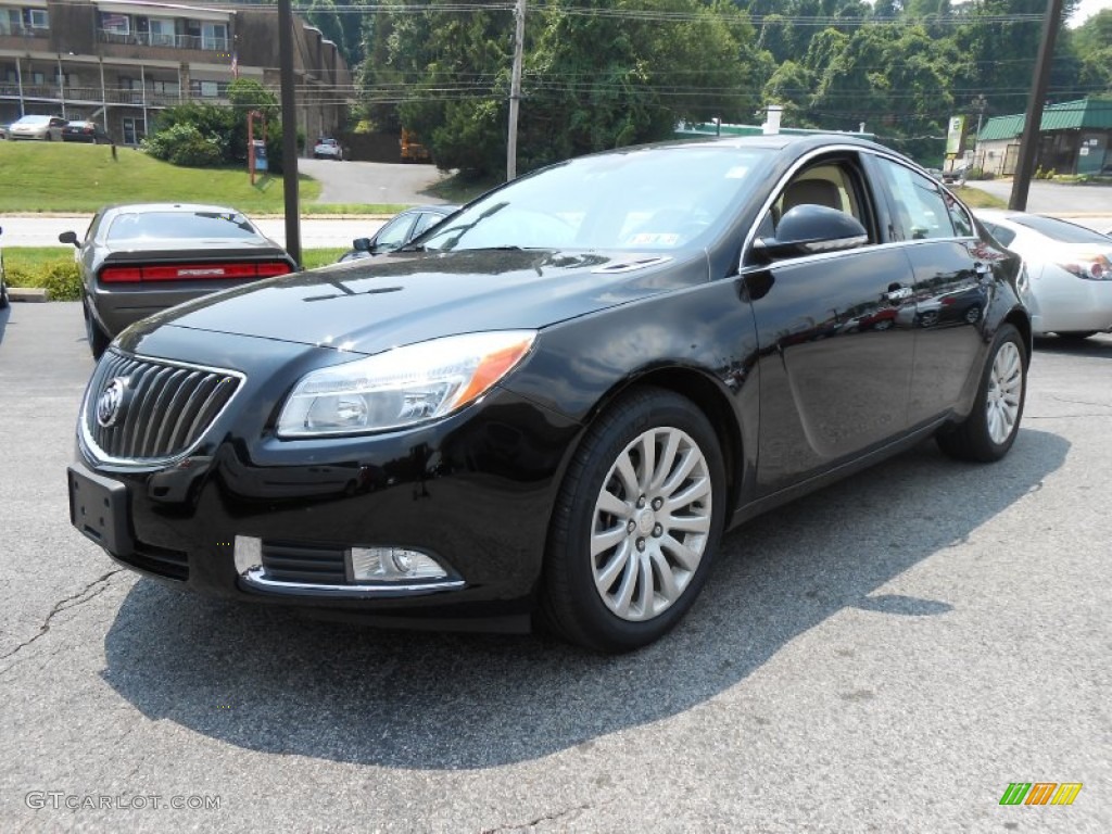 Midnight Blue Metallic 2012 Buick Regal Turbo Exterior Photo #83642903