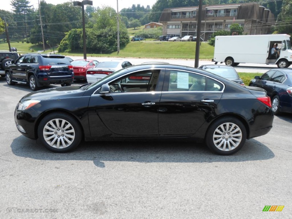 Midnight Blue Metallic 2012 Buick Regal Turbo Exterior Photo #83642939