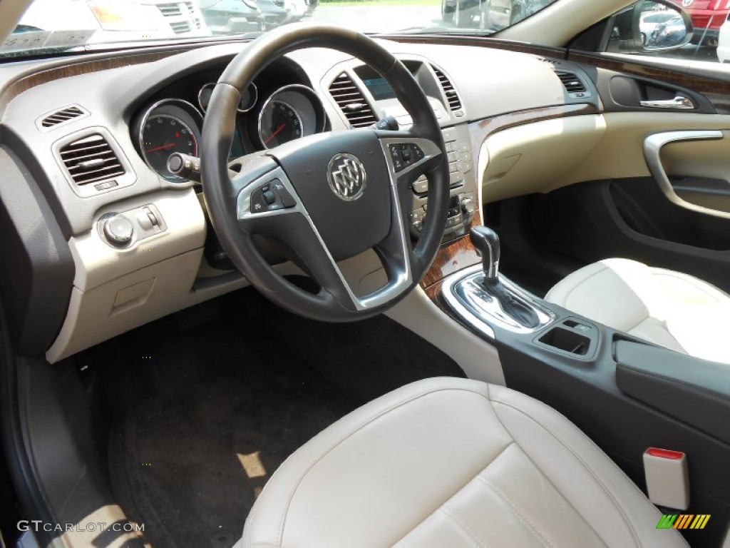 Cashmere Interior 2012 Buick Regal Turbo Photo #83643079