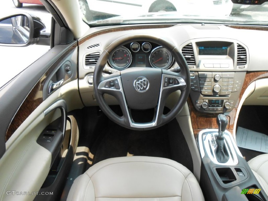 2012 Buick Regal Turbo Cashmere Dashboard Photo #83643337
