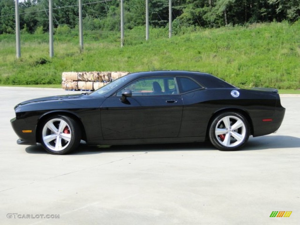 Brilliant Black Crystal Pearl 2008 Dodge Challenger SRT8 Exterior Photo #83643748