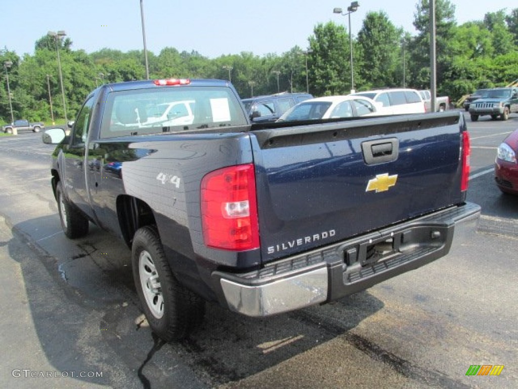 2011 Silverado 1500 Regular Cab 4x4 - Imperial Blue Metallic / Dark Titanium photo #7