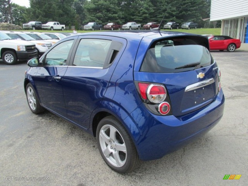 Blue Topaz Metallic 2013 Chevrolet Sonic LTZ Hatch Exterior Photo #83645083