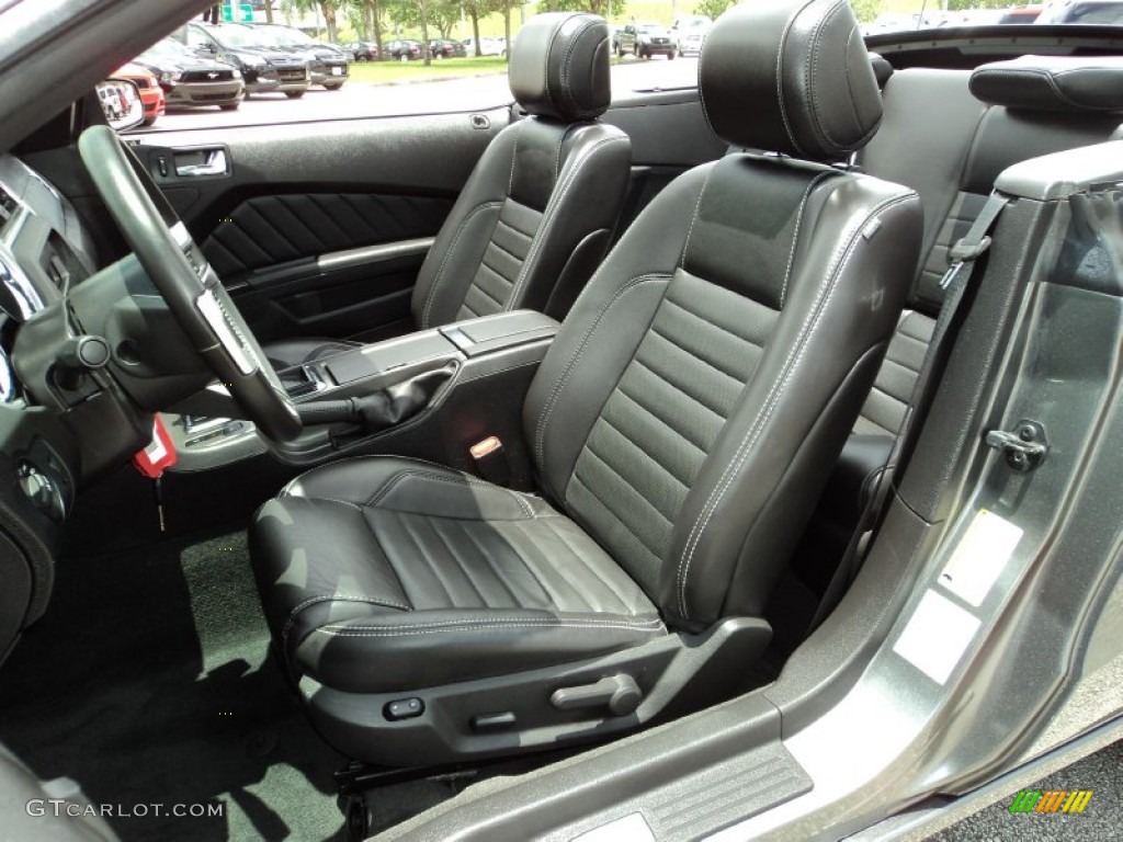 2013 Mustang V6 Premium Convertible - Sterling Gray Metallic / Charcoal Black photo #21