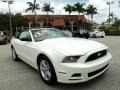 2013 Performance White Ford Mustang V6 Convertible  photo #1