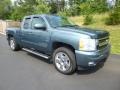 2009 Blue Granite Metallic Chevrolet Silverado 1500 LTZ Extended Cab 4x4  photo #1