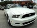 2013 Performance White Ford Mustang V6 Convertible  photo #2