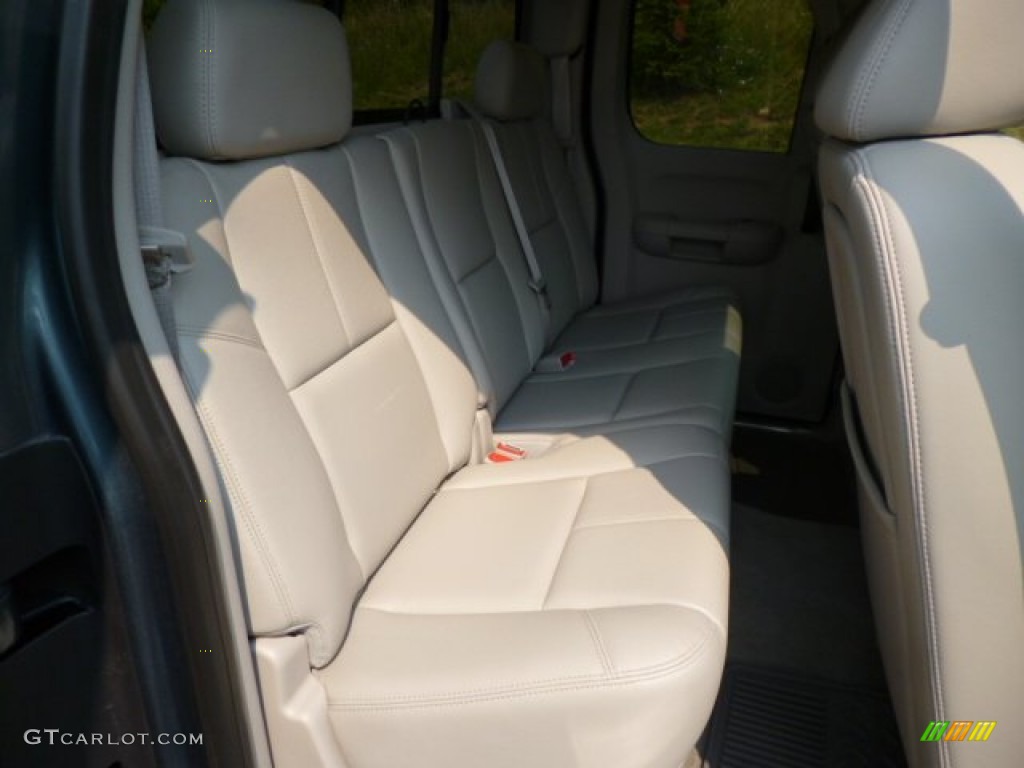 2009 Silverado 1500 LTZ Extended Cab 4x4 - Blue Granite Metallic / Light Titanium photo #11