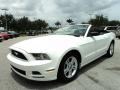 2013 Performance White Ford Mustang V6 Convertible  photo #14