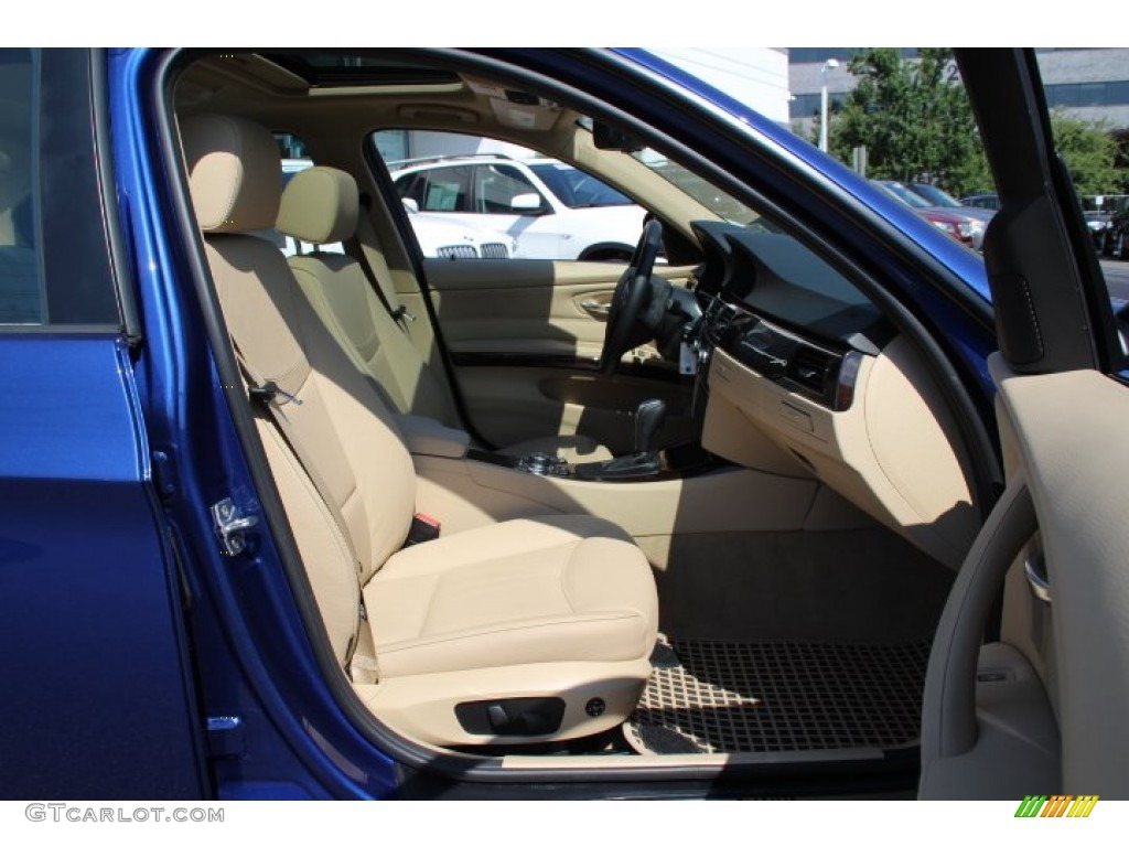 2011 3 Series 328i xDrive Sedan - Montego Blue Metallic / Beige photo #27