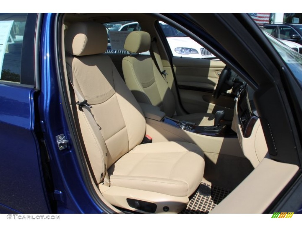 2011 3 Series 328i xDrive Sedan - Montego Blue Metallic / Beige photo #28