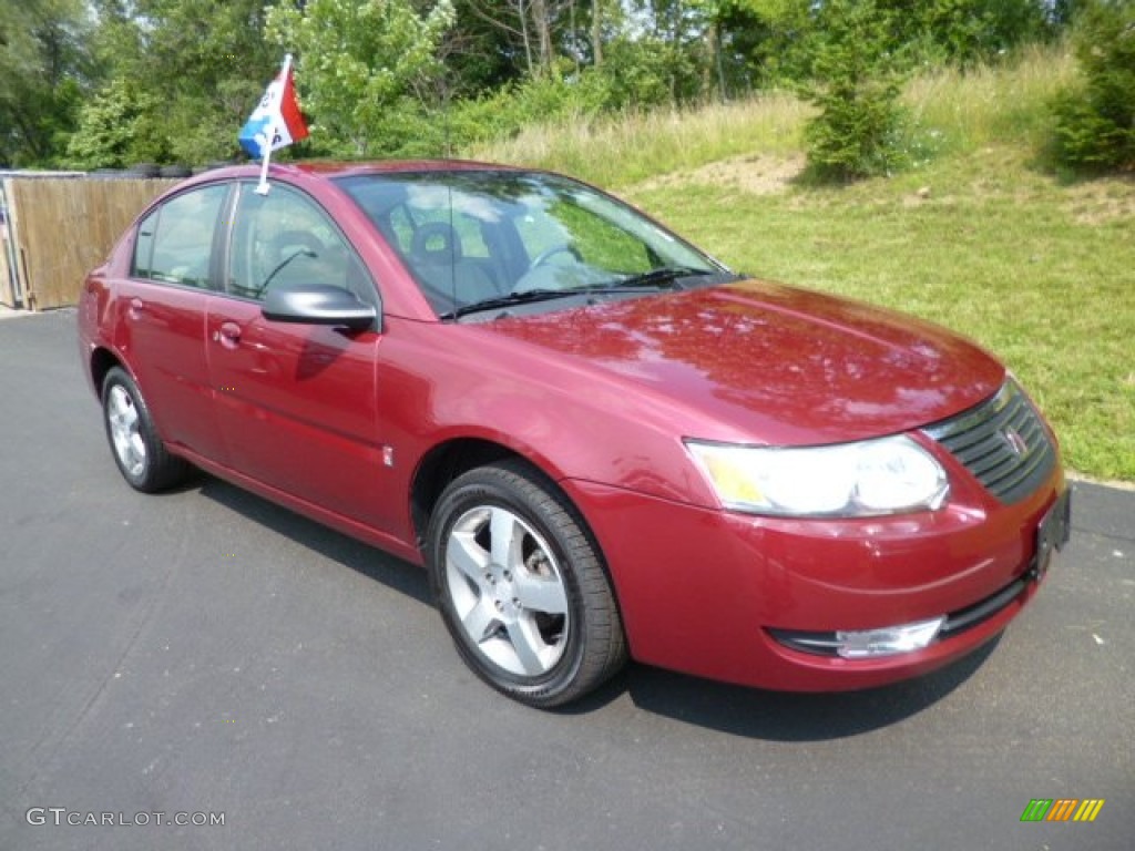 Berry Red 2006 Saturn ION 3 Sedan Exterior Photo #83646319