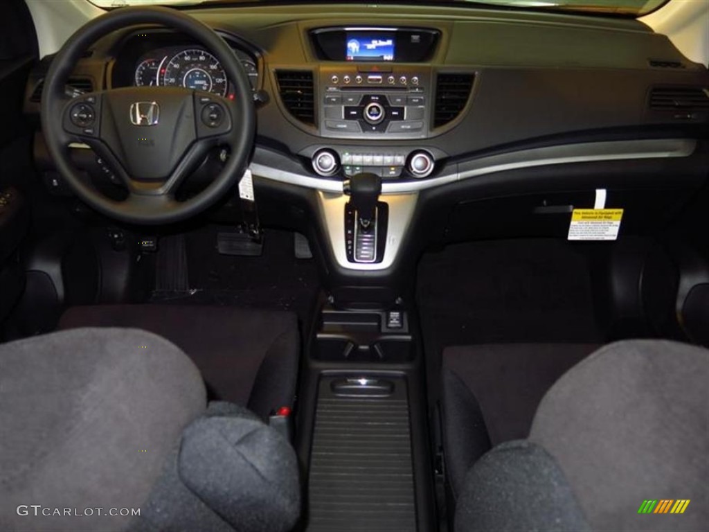 2013 CR-V LX - Crystal Black Pearl / Black photo #4