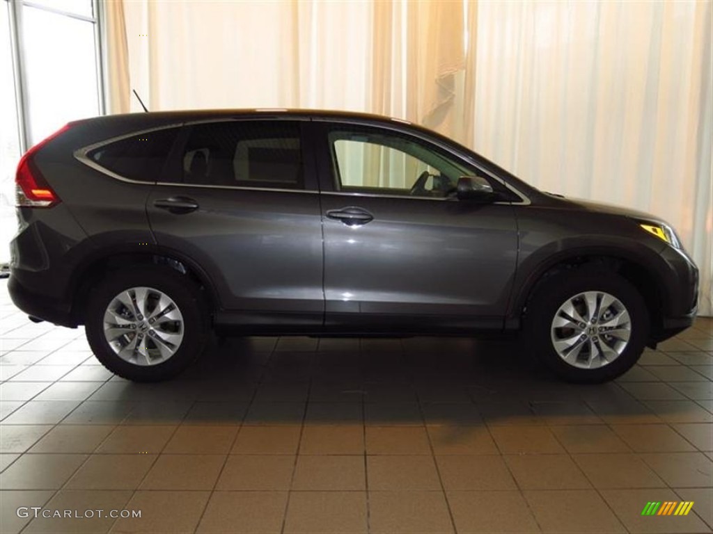 2013 CR-V EX - Polished Metal Metallic / Gray photo #2