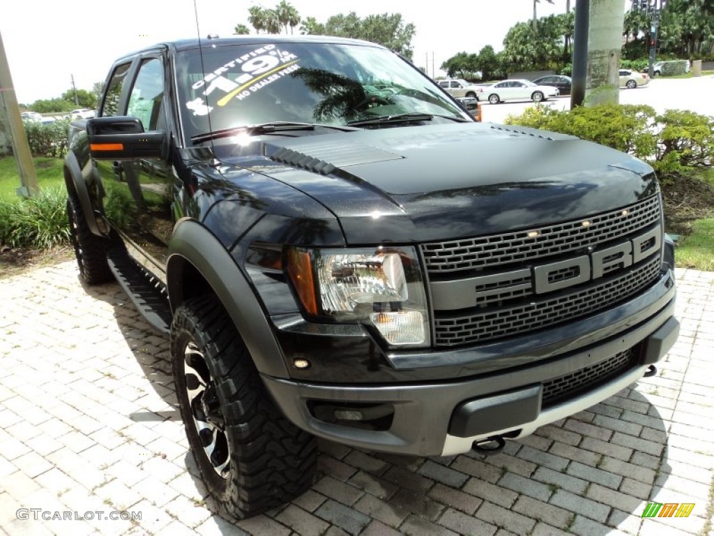 Tuxedo Black Metallic 2012 Ford F150 SVT Raptor SuperCrew 4x4 Exterior Photo #83647555