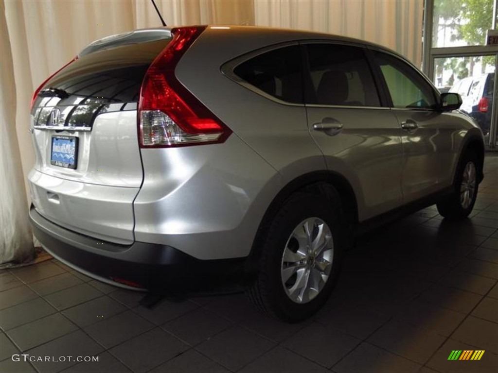 2013 CR-V EX - Alabaster Silver Metallic / Black photo #3