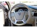 2010 Volvo S80 Sandstone Interior Steering Wheel Photo
