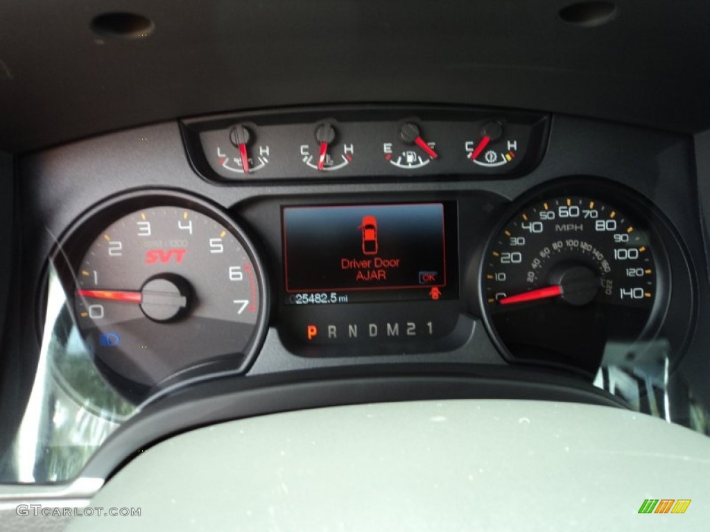 2012 Ford F150 SVT Raptor SuperCrew 4x4 Gauges Photo #83648449