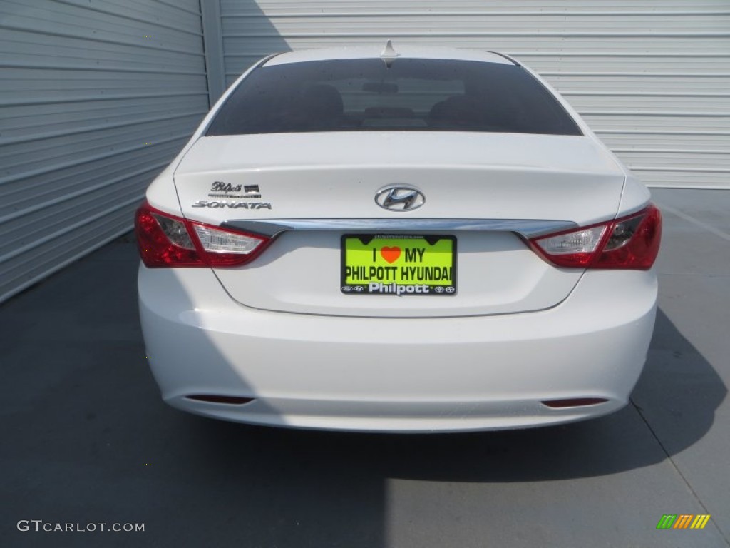 2011 Sonata GLS - Pearl White / Camel photo #5