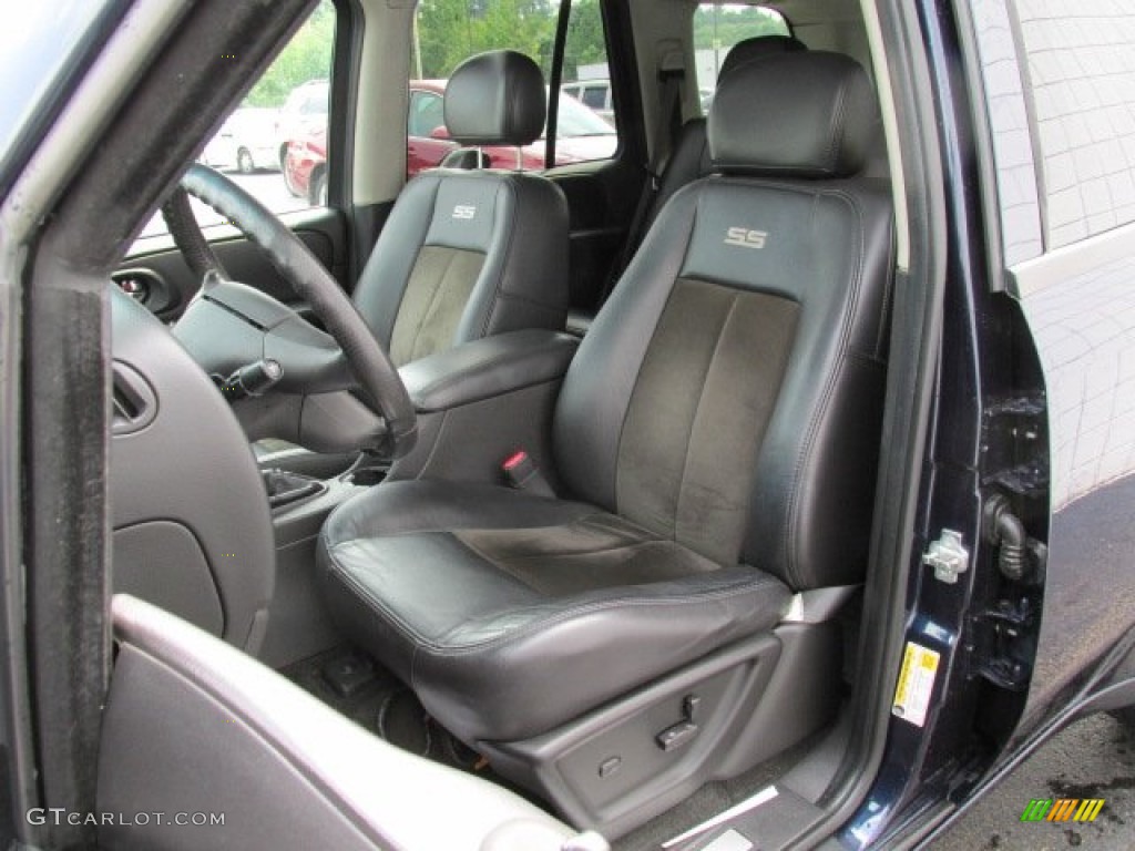 Ebony Interior 2008 Chevrolet TrailBlazer SS 4x4 Photo #83648866