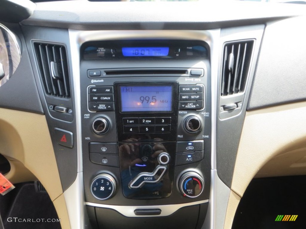 2011 Sonata GLS - Pearl White / Camel photo #30