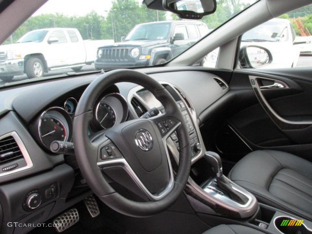 2013 Buick Verano Premium Ebony Dashboard Photo #83649442