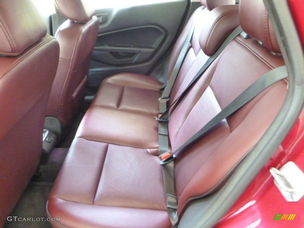 2011 Ford Fiesta SES Hatchback Rear Seat Photo #83649724