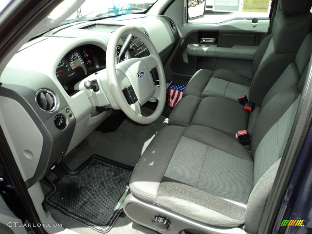 2005 F150 XLT SuperCrew - True Blue Metallic / Medium Flint/Dark Flint Grey photo #18