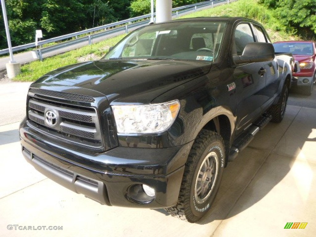 2013 Tundra TRD Rock Warrior Double Cab 4x4 - Black / Black photo #5