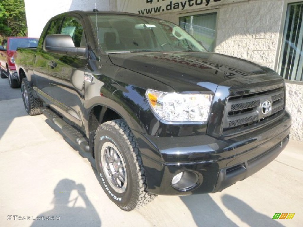 2013 Tundra TRD Rock Warrior Double Cab 4x4 - Black / Black photo #7