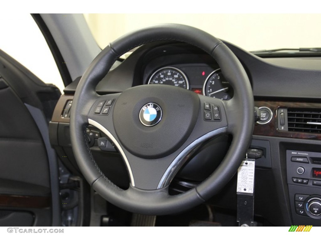 2012 3 Series 328i Coupe - Space Grey Metallic / Black photo #25