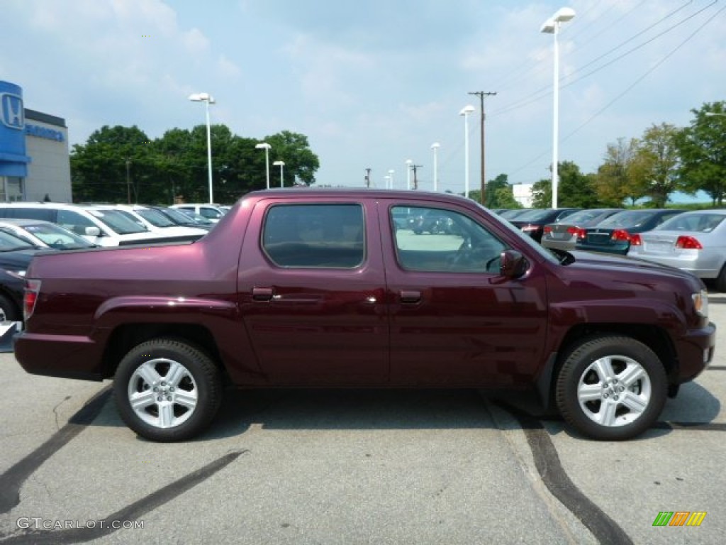 Dark Cherry Pearl 2013 Honda Ridgeline RTL Exterior Photo #83651053