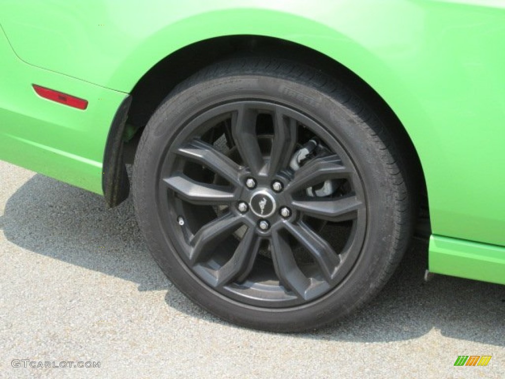 2013 Mustang GT Premium Coupe - Gotta Have It Green / Charcoal Black photo #3