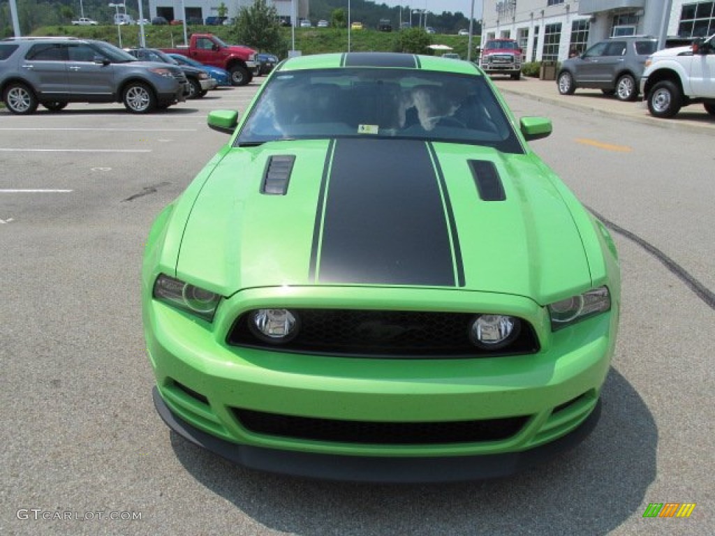 2013 Mustang GT Premium Coupe - Gotta Have It Green / Charcoal Black photo #4