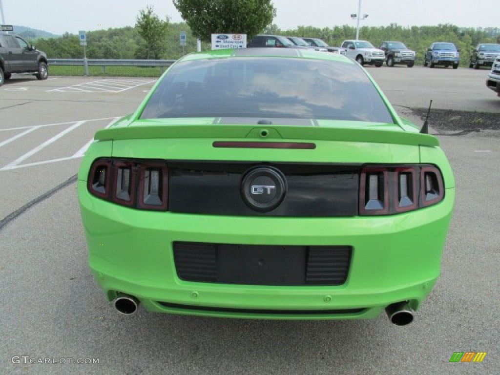 2013 Mustang GT Premium Coupe - Gotta Have It Green / Charcoal Black photo #9