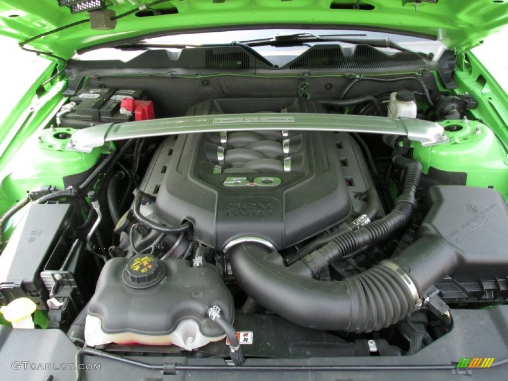 2013 Mustang GT Premium Coupe - Gotta Have It Green / Charcoal Black photo #12