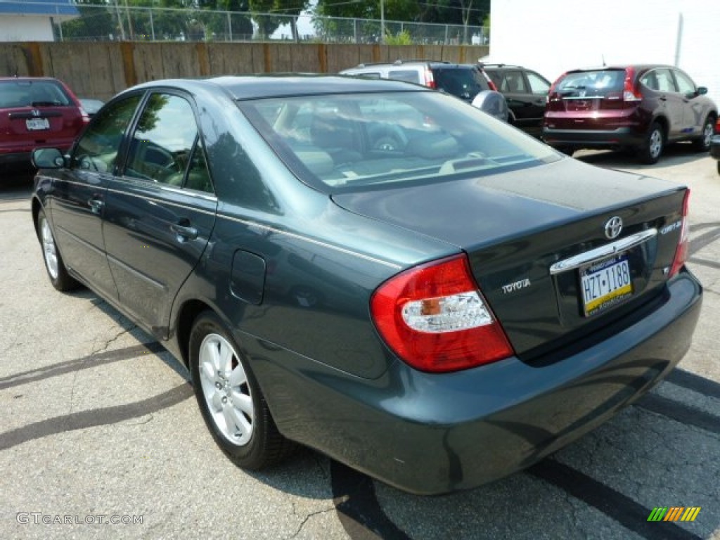 2003 Camry SE V6 - Aspen Green Pearl / Taupe photo #5