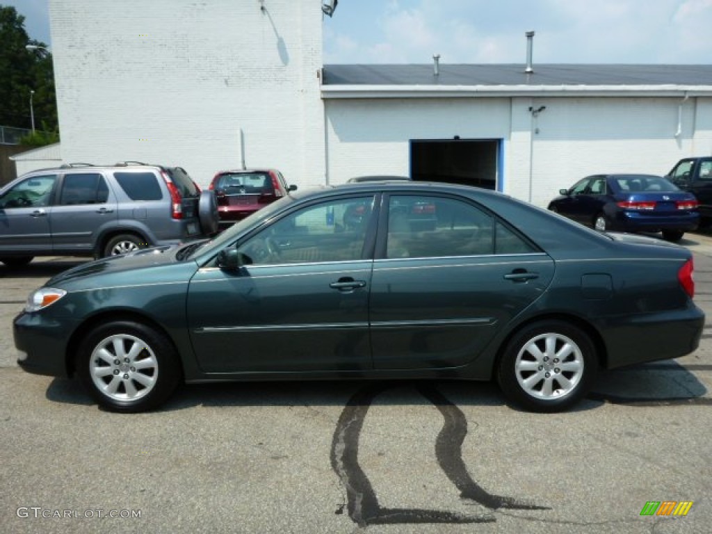 2003 Camry SE V6 - Aspen Green Pearl / Taupe photo #6