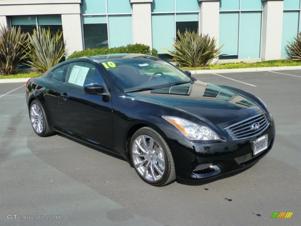 2010 G 37 Journey Coupe - Obsidian Black / Graphite photo #1