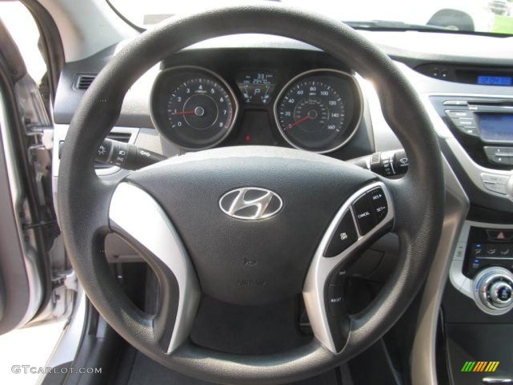 2012 Elantra GLS - Silver / Gray photo #14