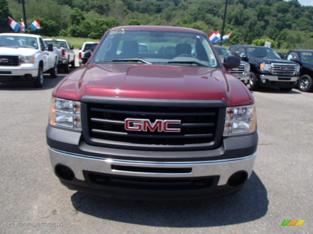 2013 Sierra 1500 Regular Cab 4x4 - Sonoma Red Metallic / Dark Titanium photo #3