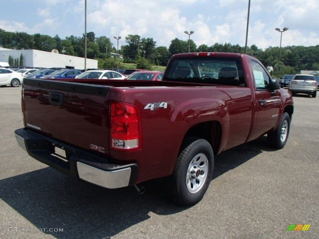 2013 Sierra 1500 Regular Cab 4x4 - Sonoma Red Metallic / Dark Titanium photo #6