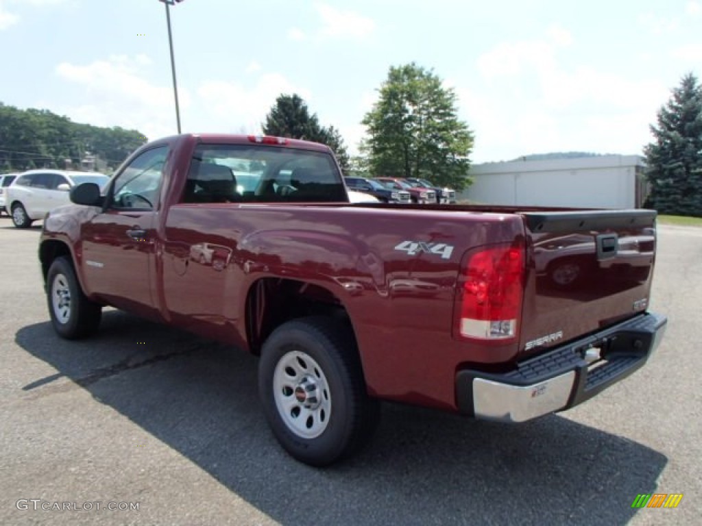 2013 Sierra 1500 Regular Cab 4x4 - Sonoma Red Metallic / Dark Titanium photo #8